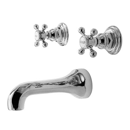 Newport Brass Tub Faucet, Polished Chrome, Wall 3-925-26